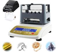 CUTANGELAR Tester Elettronico Per La Purezza Dell'oro In Carati, Rilevatore Di Purezza Dell'oro, Analizzatore Di Metalli Preziosi, Precisione Di Pesatura 0,01 G/0,005 G/0,001 G(W/Printer,MDJ1200K)