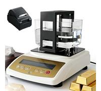 CUTANGELAR Tester Per La Purezza Dell'oro, Densimetro Per Oro, Industria Orafa, Industria Dei Pegni, Laboratori Di Ricerca Sui Metalli Preziosi, 0,001 G/cm³ Precisione(W/Printer,XF3203K)