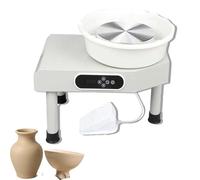 CUTANGELAR Tornio da Ceramica da 300 Giri/min. La Vasca Staccabile E I Comandi Intuitivi Rendono Questa Macchina Ideale per Principianti, Hobbisti E Ambienti Educativi. Motore da 350 W.