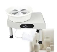 CUTANGELAR Tornio da Vasaio Elettrico per La Formatura della Ceramica con Display Digitale della velocità,da 350 W per Prestazioni Stabili Fino A 320 Giri/min. per Gli Appassionati di Ceramica.
