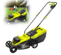CUTANGELAR Tosaerba senza fili, Tosaerba elettrico semovente a batteria da 1600W - Larghezza di taglio 33cm,Ineguagliabile per giardini multilivello e paesaggi terrazzati(Battery*4)