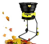 CUTANGELAR Trituratore Elettrico Per Foglie, Trituratore Per Foglie Da Giardino Da 2500 W , Tecnologia Senza Lame Alimentazione Da 54 Cm, Per Compost, Gestione Della Vegetazione(20mxpowercord)
