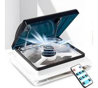 CUTANGELAR Ventilatore Da Tetto Per Roulote, Ventilazione Tetto Camper. Dimensione Standard 14x14 Pollici Con Funzionamento 12v. Pacchetto Ventilazione Completo Per Proprietari Di Camper E RV.