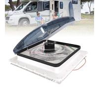 CUTANGELAR Ventilatore Per Motorhome, Funzionamento Super Silenzioso. Alloggiamento Bianco 420x420mm Con Resistenza AI Raggi U-V. Soluzione Di Ventilazione Completa Per Veicoli Ricreativi E Roulote.