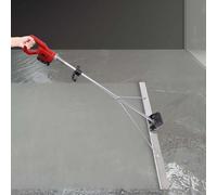 CUTANGELAR Vibratore per Calcestruzzo Doppio Motore Potenziato, Consegna una Potente Vibrazione 6000 RPM con Libertà Senza Fili, Lama in Acciaio per Livellamento Efficiente di Viali(1Battery,2m)