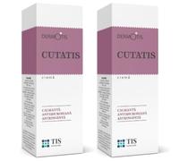 CutaTIS Crema Cicatrizzante - Prurito e Irritazioni, Arrossamenti e Fastidi Intimi, Eczemi, Pelli molto Secche, Ragadi, Furuncoli, Ferite, Ustioni, Ragadi cutanee, Geloni, Arrossamenti - 2 x 20g