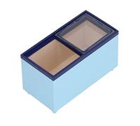 Cute 1:12 Miniature Fridge for Dollhouse Kitchen Decor, 4.7x2.4x2.6in, 1pc | Realistic Enamel Finish, Birch Wood Build, Miniature Dollhouse Refrigerator