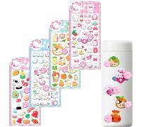 Cute 3D Paw Print Stickers, 4 Sheets | Decorative Scrapbooking Stickers For Smartphones, Birthday, Classroom, Teacher, School, Business, Rewards, Crafts, DIY, Kids & Adults Fun