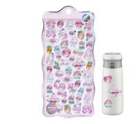 Cute 3D Stickers - 3D Cute Tiny Toddler Toys, Scrapbook Animal Stickers For Notebooks | Textbooks Pencil Cases Tablets Water Cups Preschool Kindergarten School Reward Party Craft Creation