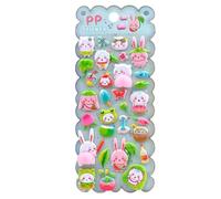 Cute 3D Stickers - PVC | Funny Cute Reusable | Decorative Animal Crafts Decals | for Classroom, Scrapbooking,Journal,Crafts, Notebook, Computer, Birthday,Christmas