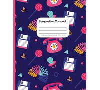 Cute 90’s Throwback Composition Notebook: Retro Telephones. Ring Pops. Floppy Disks and Slinkys: Fun and Playful Vintage Inspired Journal for Tweens. ... Kids. 7.5 x 9.25 Inches 100 Wide Ruled Pages