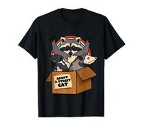 Cute Adopt A Street Cat Funny Raccoon Possum Skunk Joke Maglietta