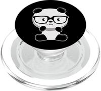 Cute Adorable Little Panda Bear Baby With Eyeglasses PopSockets PopGrip per MagSafe