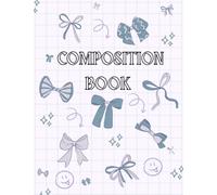 Cute Aesthetic Composition Notebook: Wide Ruled Journal with Fun Pastel Doodles, Cherries, Rainbows, and Stars | 50 Pages, Perfect for School, Notes, and Journaling