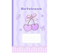 Cute Aesthetic Journal & Notebook | Lined Pages for Notes, School, Work, Journaling & Everyday Writing: Purple Coquette Notebook