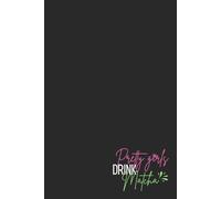 Cute Aesthetic Notebook - Lined Journal 80 Pages - Quote 'PRETTY GIRL DRINK MATCHA' - Fun & Trendy Gift for Matcha Lovers, Girls Who Journal, Wellness ... Routines, Mood Tracker & Matcha Manifesting
