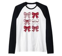 Cute Alabama Coquette Vibes State Pride Women Girls Tween Maglia con Maniche Raglan