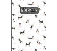 Cute Alaskan Malamute Dog: Lined Journal Notebook Alaskan Malamute Gifts for Alaskan Malamute lovers | 6" X 9" | 110 Blank Lined