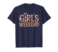 Cute all Girls Weekend Besties Vacation Sisters Viaggio Viaggio Maglietta