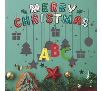 Cute Alphabet Christmas Coloring book for kids: Educational Christmas-Themed Coloring Pages with Alphabets for Preschool and Elementary school Children Ages 3-7