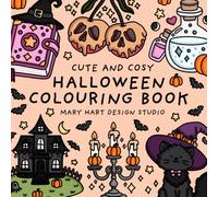 Cute and Cosy Halloween Colouring Book (Simple and Relaxing Bold Designs for Adults & Children)