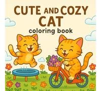 cute and cozy cat coloring book