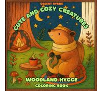 Cute and Cozy Creatures: Woodland Hygge Coloring Book