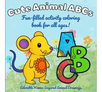 Cute and Fun Animal ABC Coloring Book for Kids: Henna-Inspired Alphabet Coloring and Tracing Book for Preschool, Kindergarten, and Grade School Kids