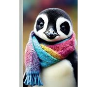Cute and Funny Animal Notebook - Penguin: A Square Journal with an Inspiring and Motivational Quote on Every Page