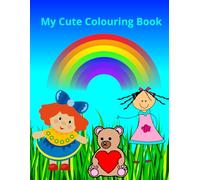 Cute and Funny: Bold and Easy Coloring Book for Kids and Adults