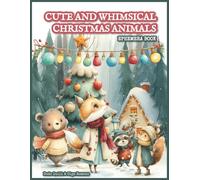 Cute and Whimsical Christmas Animals Ephemera Book: 200+ Pastel Forest Cutouts & Backgrounds for Junk Journals, Scrapbooking, Collage Art & Holiday Paper Crafts
