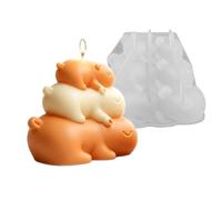 Cute Animal Candle Molds - Nonstick DIY Wax Silicone Craft Molds | Multi Use Candle Making Supplies for Soap, Chocolate, Candy Fondant, Cake Decorations or Party Favors