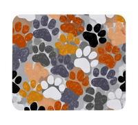 Cute Animal Cats Paw Pattern (1) Tappetino Mouse Lavabile Tappetino per Mouse Antipolvere Mousepad per Ufficio Gioco Laptop 25X30Cm