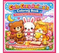 Cute Animal Coloring and Activity Book for Kids Ages 4-8: Easy Coloring Pages, Fun Activities, Mazes, and Creative Games for Kids Ages 4-8, the perfect gift