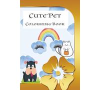 Cute animal colouring book: Adorable animals colouring pages,50 pages,cute pictures for colouring