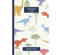Cute Animal Diaries - Dinosaur (Hardcover): A gorgeous Week View Planner 2026 (spread across 2 pages). An ideally sized (6"x9") animal themed journal ... pages. Great gift for friends and family.