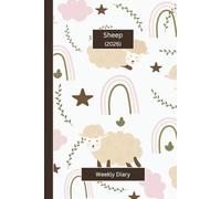 Cute Animal Diaries - Sheep: A gorgeous Week View Planner 2026 (spread across 2 pages). It's an ideally sized (6"x9") animal themed journal in a large ... pages. Great gift for friends and family.