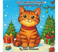 Cute Animal Friends: Adorable Animals Coloring Book for Children
