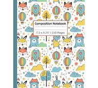 Cute Animal Friends Composition Notebook: Lined Writing Journal For Kids | Fun and Colorful School Notebook | 110 Pages (7.5 x 9.25 in)