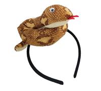 Cute Animal Headband, Charming Women's Hair Hoop, Snake Costume Headband per Cosplay, Props, Portable Plush Design with PP Cotton, ABS Material, Perfect at Parties and Events