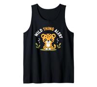 Cute Animal Leopard Quote Funny Wild Thing Alert Canotta
