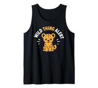 Cute Animal Leopard Quote Funny Wild Thing Alert Canotta