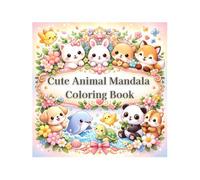 Cute Animal Mandala Coloring Book: Relax and Enjoy Adorable Creatures