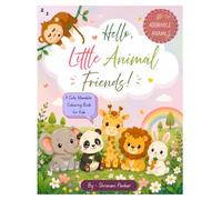 Cute 'Animal Mandala' Colouring Book for Kids
