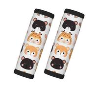 Cute Animal Zoo Bagagli Wrap 2PCS Bear Giraffe Valigia Maniglia Copertura con Identificatori Morbido Neoprene Valigia Grip Wrap Accessori da Viaggio