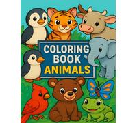Cute Animals: Adorable Pet Coloring Book: Cuddle Up with Fluffy Friends and Playful Companions