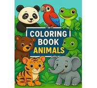 Cute Animals: Adorable Pet Coloring Book: Cuddle Up with Fluffy Friends and Playful Companions