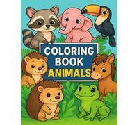 Cute Animals: Adorable Pets Coloring Book: Cuddle Up with Fluffy Friends and Playful Companions
