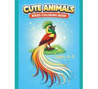 Cute Animals Birds Coloring Book