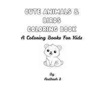 Cute Animals & Birds Coloring Book
